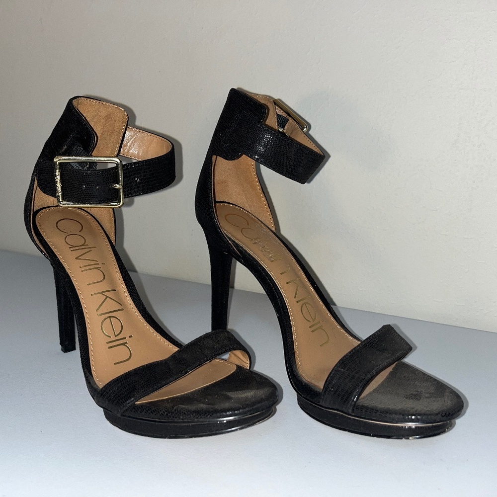 Open Toed Calvin Klein Shoes
